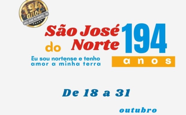 São José do Norte Celebra 194 Anos com Eventos Culturais e Esportivos Imagem do artigo