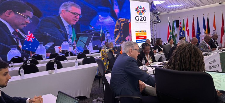 Ministro Padilha Fortalece Coalizão Global pelo Acesso à Saúde Durante Encontro do G20 Imagem do artigo