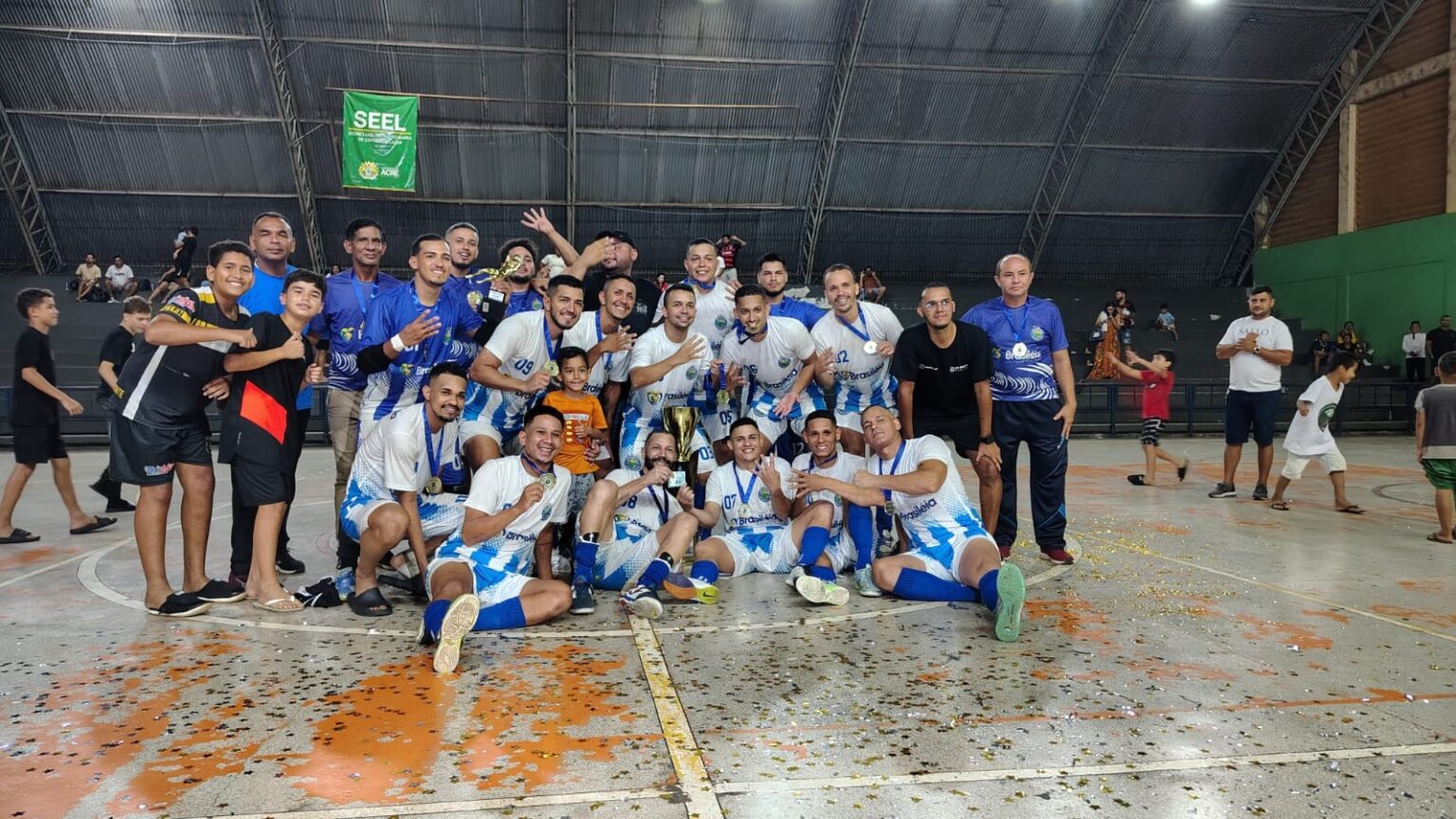 Brasiléia conquista tetracampeonato no Acreano de Futsal após goleada histórica