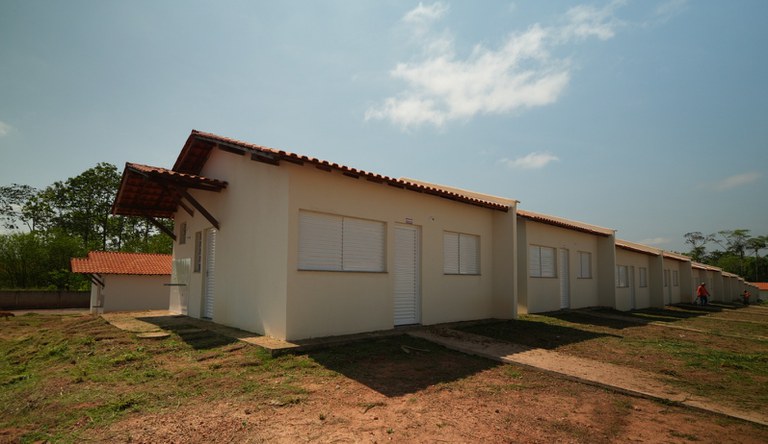 Casas térreas do Minha Casa, Minha Vida em empreendimento habitacional.