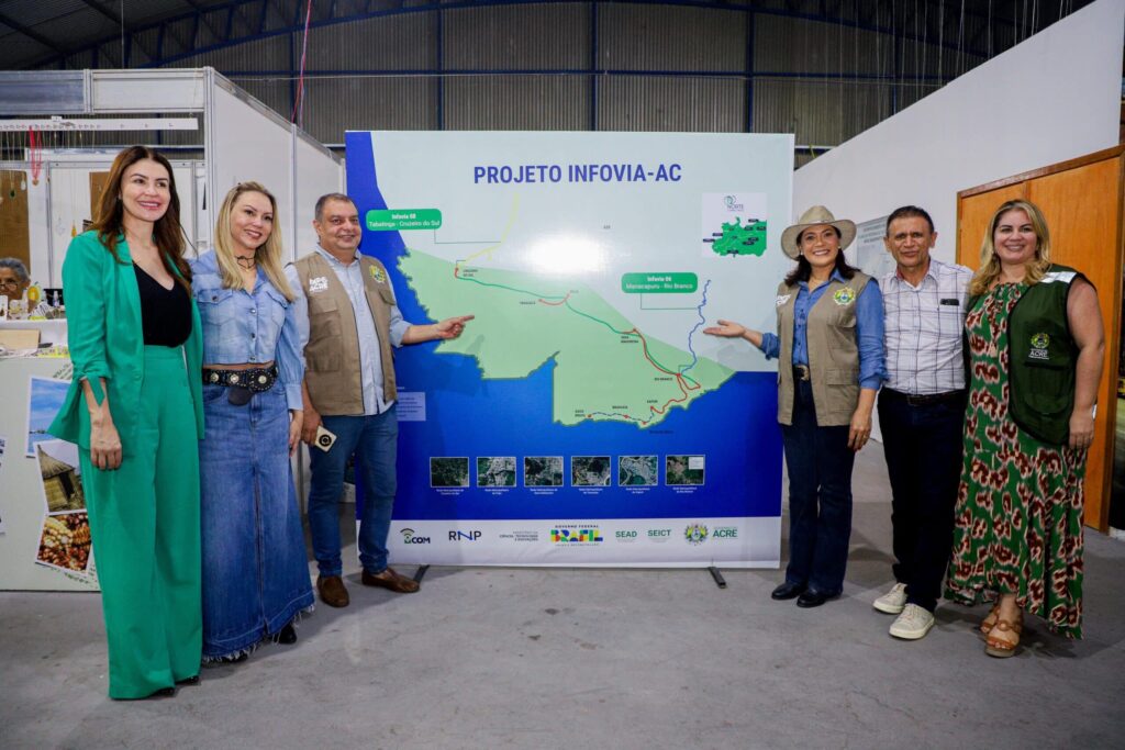 Acre Recebe Entrega da Infovia com Presença da Ministra da Ciência e Tecnologia Acre Recebe Entrega da Infovia com Presença da Ministra da Ciência e Tecnologia