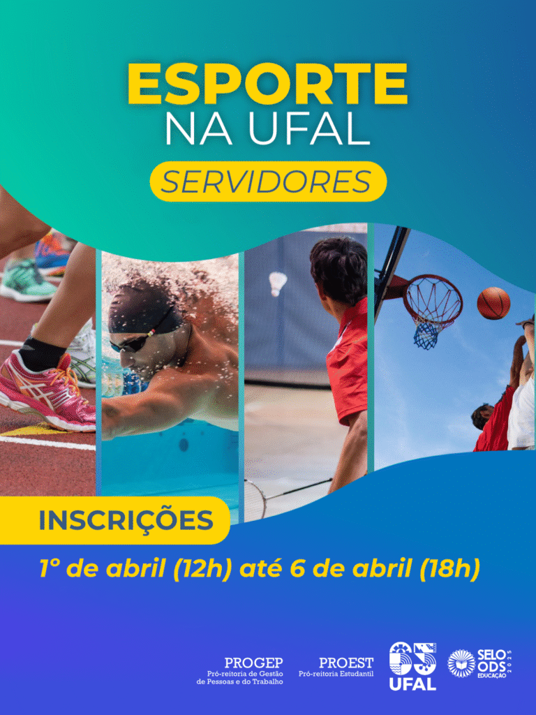 Programa Esporte na Ufal: Inscrições Abertas para Servidores em 2026