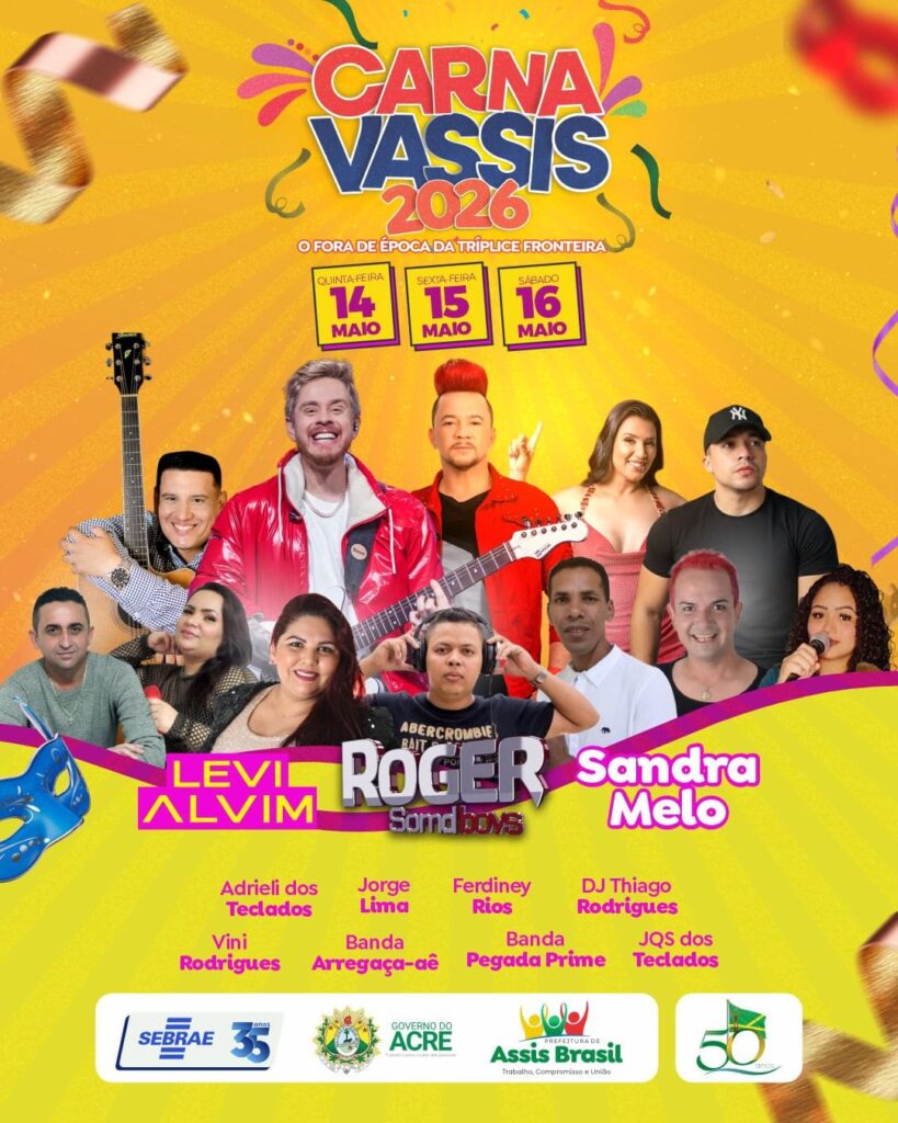 Carnavassis 2026: Assis Brasil Celebra Carnaval Fora de Época com Grandes Atrações