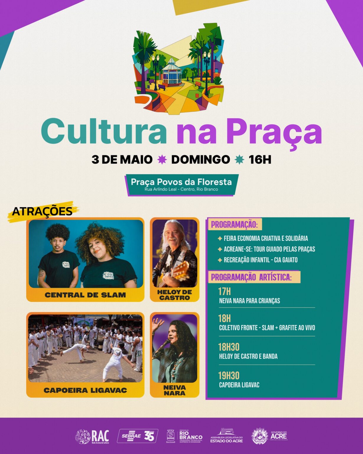Cultura na Praça: 4ª Edição Fomenta Economia Criativa em Rio Branco