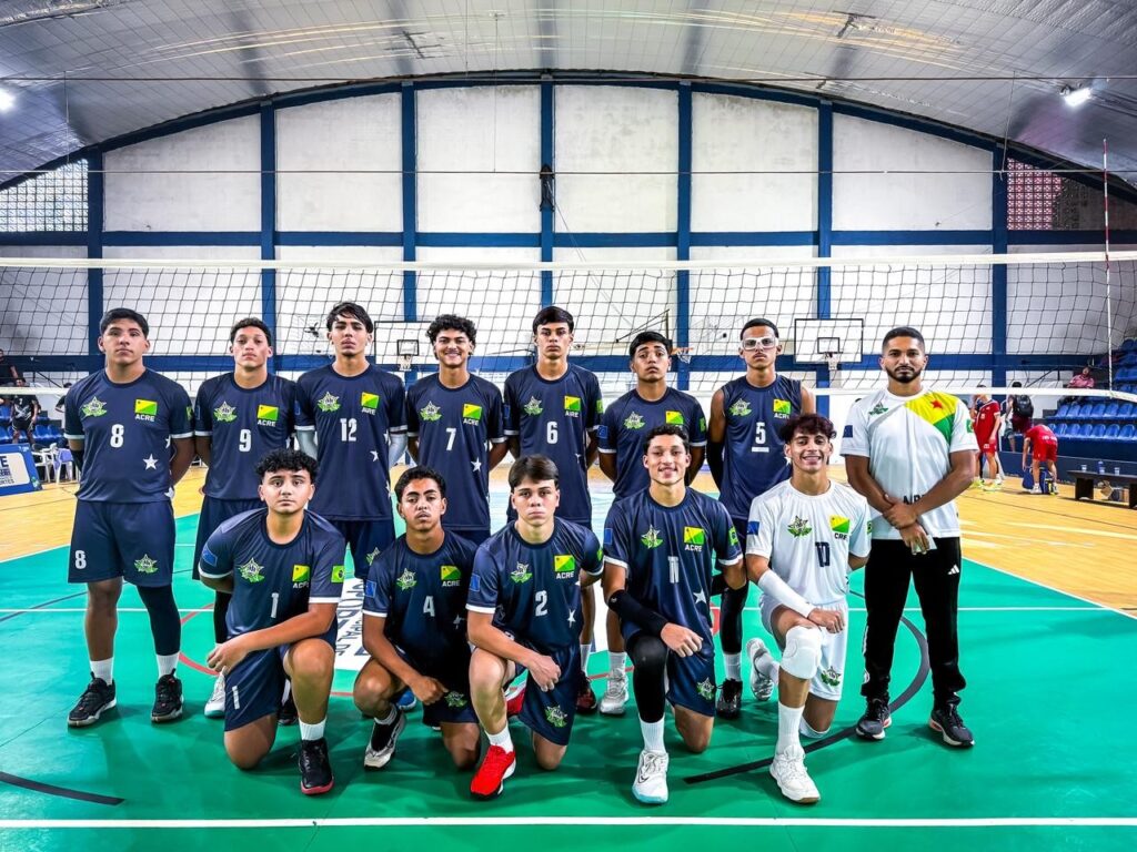 Disputa dos JEB's Sub-18: Acre enfrenta três derrotas no vôlei masculino e feminino