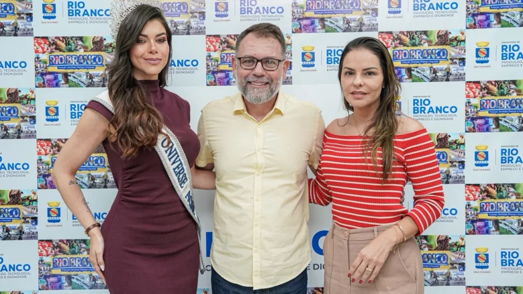 De Rio Branco para o Brasil: Miss Universe Acre 2026 recebe apoio do prefeito antes da etapa naciona