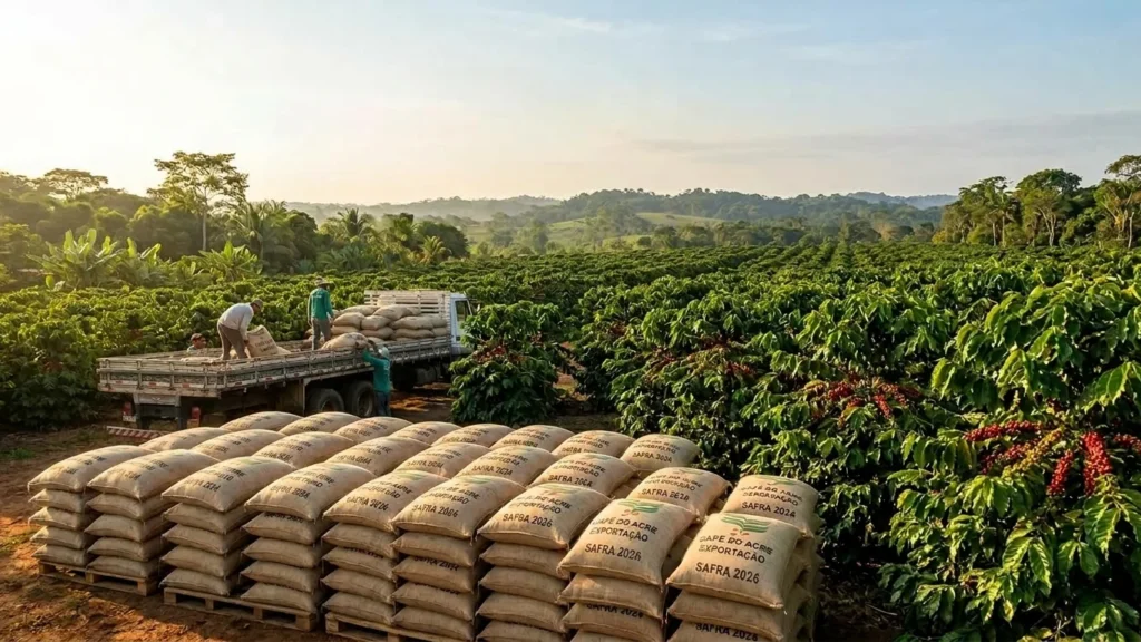 Crescimento do Café Eleva Acre ao Top 10 de Exportações