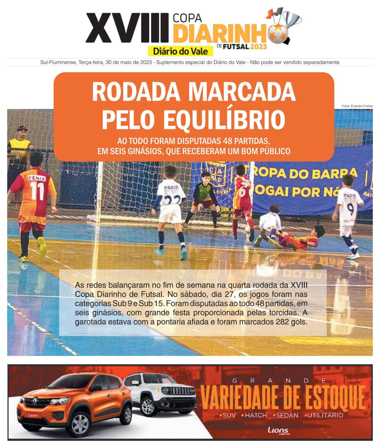 Copa Diarinho 2023: Rodada de Equilíbrio e Novos Talentos em Destaque Imagem do artigo