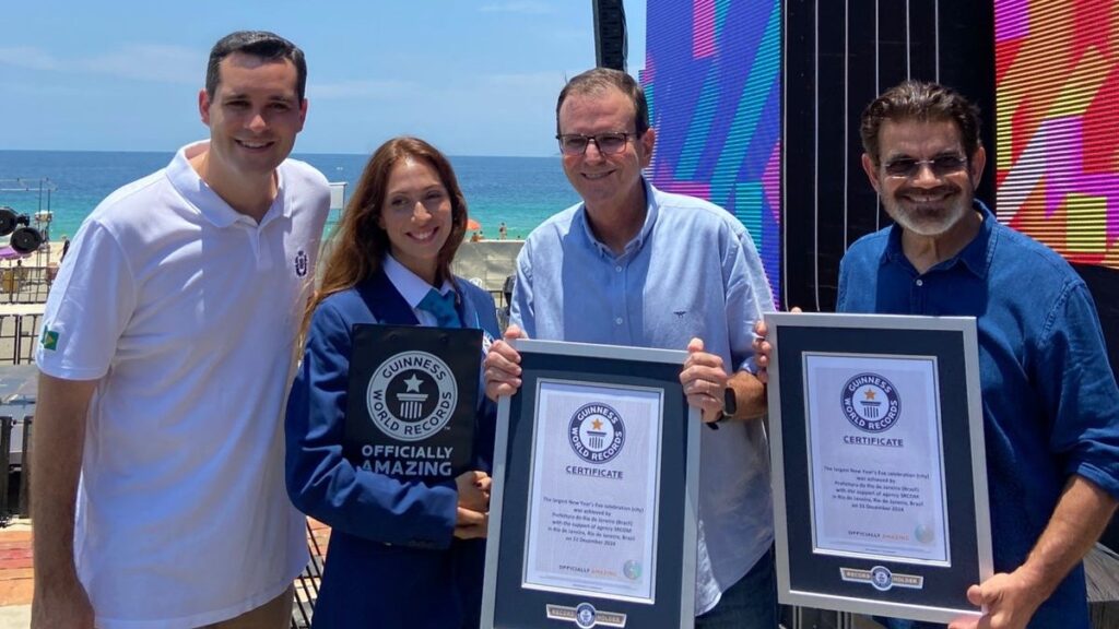 Rio de Janeiro: O Maior Réveillon do Mundo Reconhecido pelo Guinness