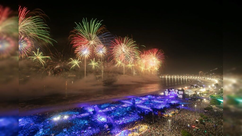 Réveillon no Rio de Janeiro: Uma Celebração de 5,1 Milhões de Pessoas