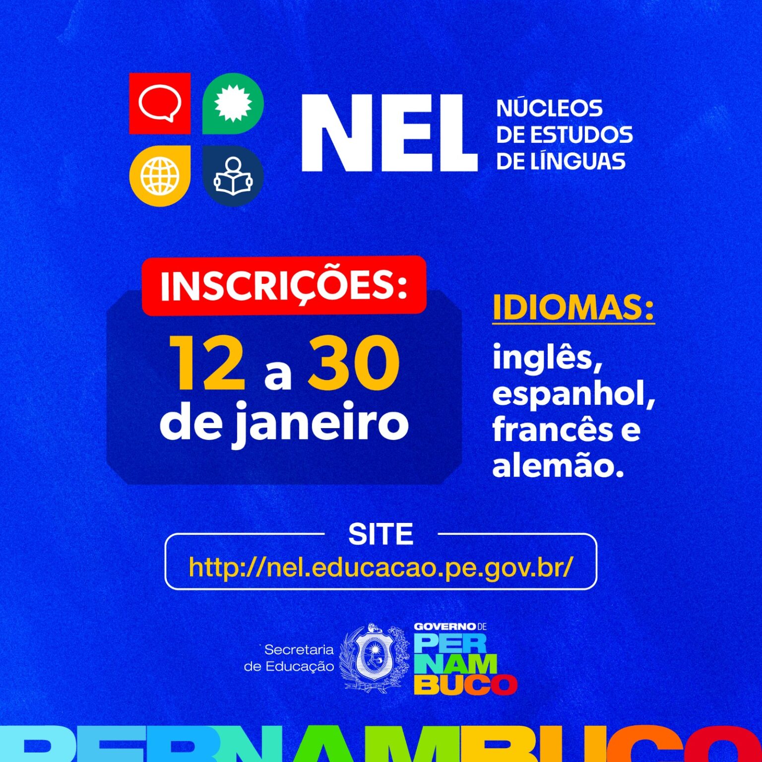 Secretaria de Educação de Pernambuco Oferece Mais de 10 Mil Vagas em Cursos de Idiomas Gratuitos