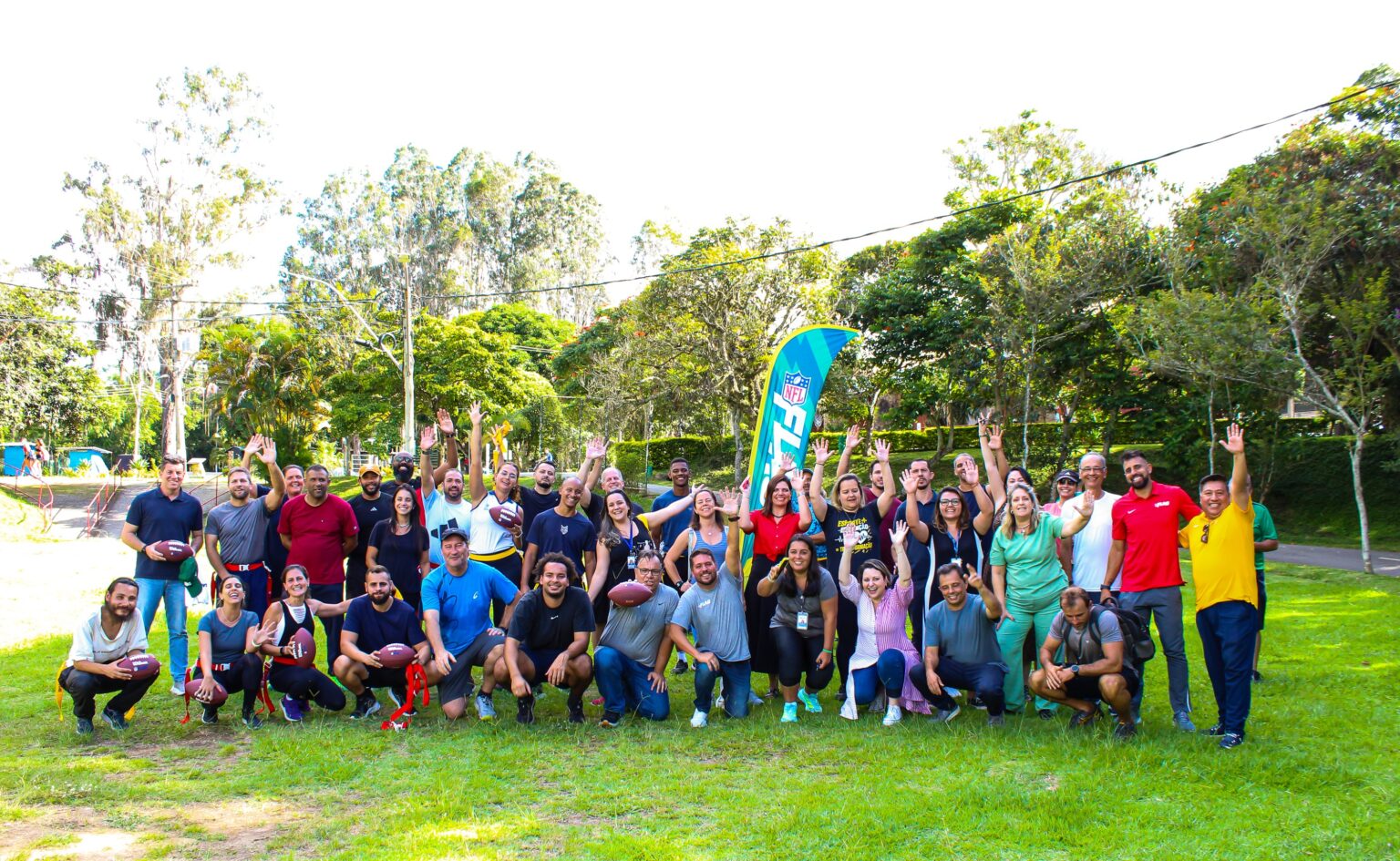 NFL Inova com Acordo para Ensino de Flag Football em Escolas do Brasil NFL Inova com Acordo para Ensino de Flag Football em Escolas do Brasil