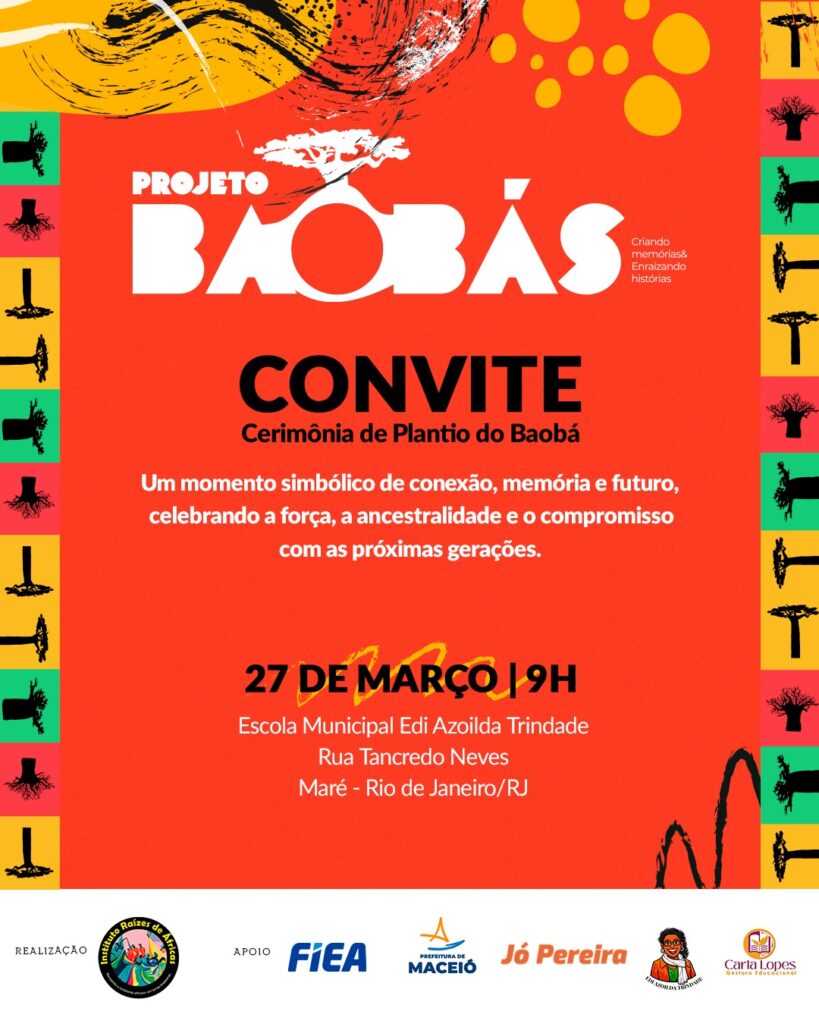 Projeto Baobá: Primeira Escola do Rio de Janeiro a Receber Mudas na Maré Projeto Baobá: Primeira Escola do Rio de Janeiro a Receber Mudas na Maré