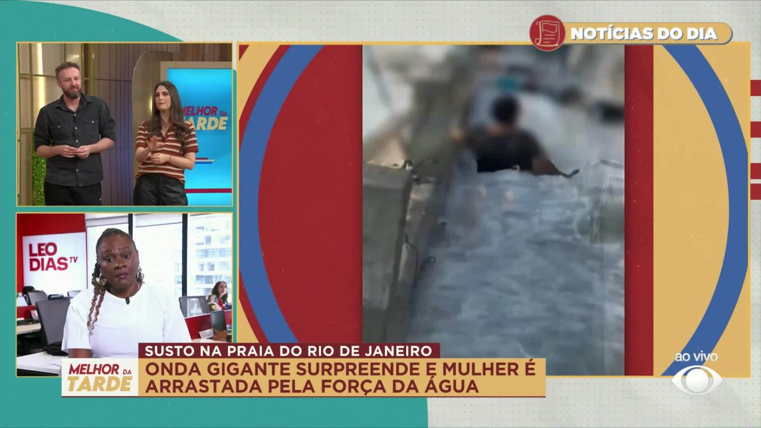 Vendaval e Onda Gigante Provocam Caos no Rio de Janeiro