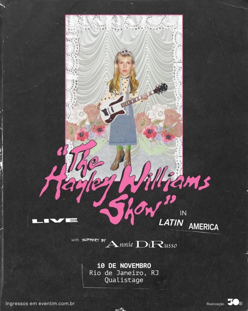 Hayley Williams Anuncia Show Imperdível no Rio de Janeiro em 2024
