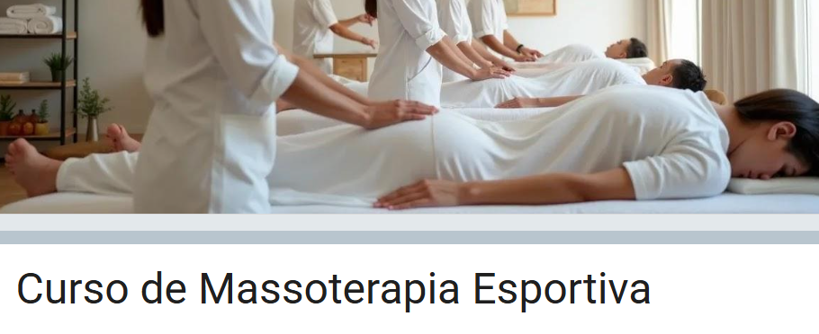 Inscrições Abertas para Curso Gratuito de Massoterapia Esportiva no Rio de Janeiro