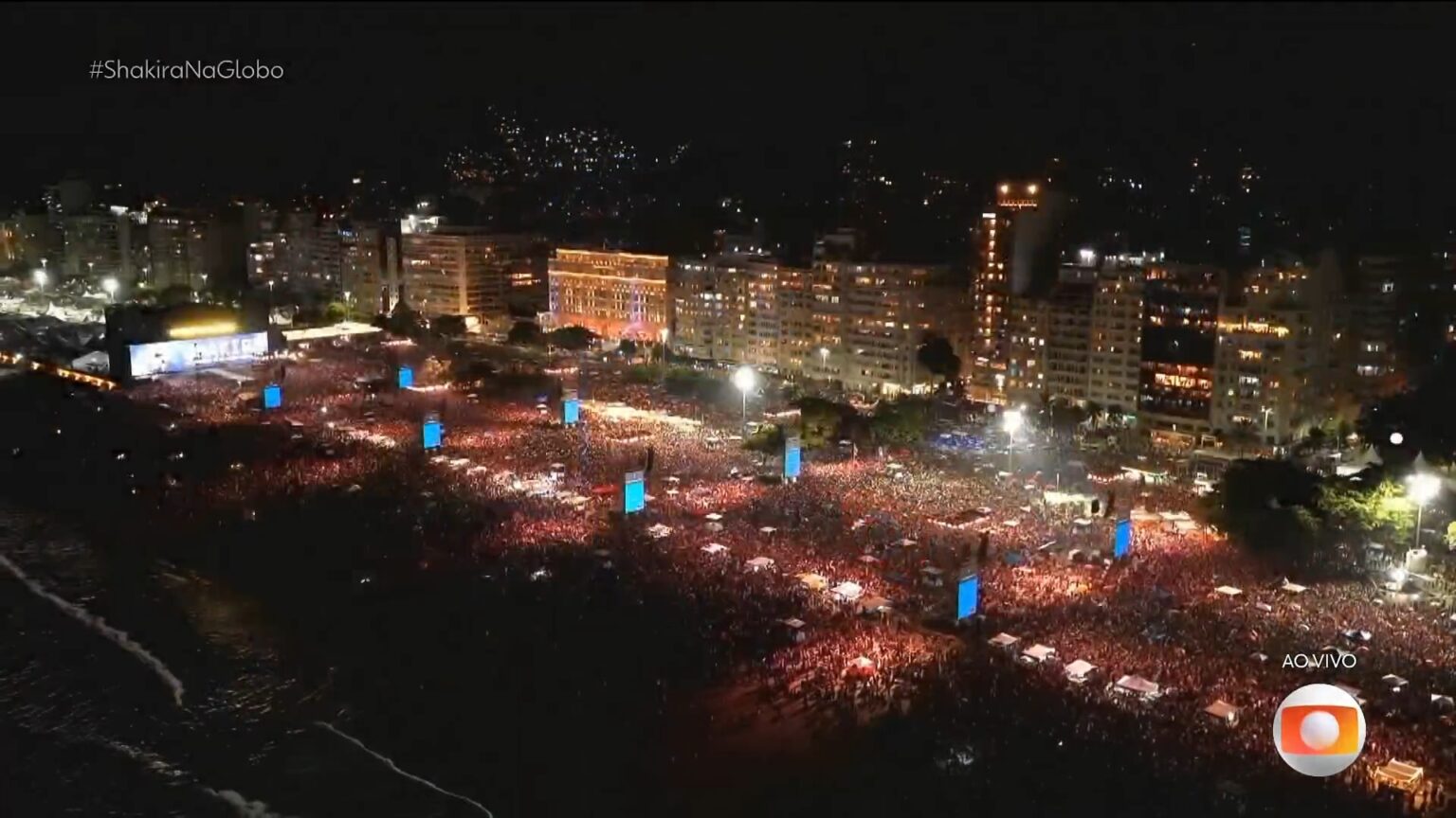 Shakira Faz História em Copacabana com Público de 2 milhões