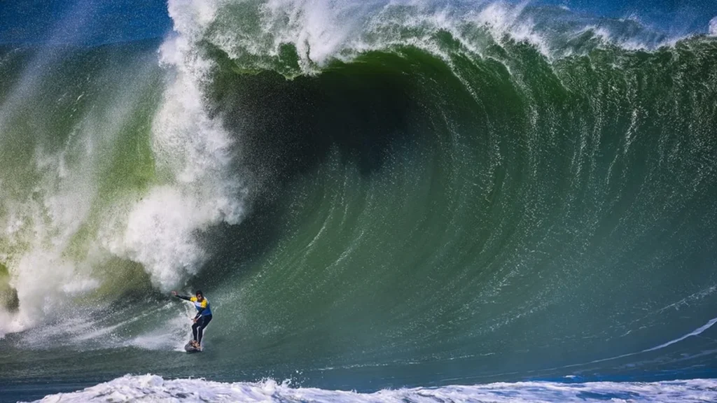 Itacoatiara desafia gigantes do surfe com ondas poderosas e técnica no tow-in