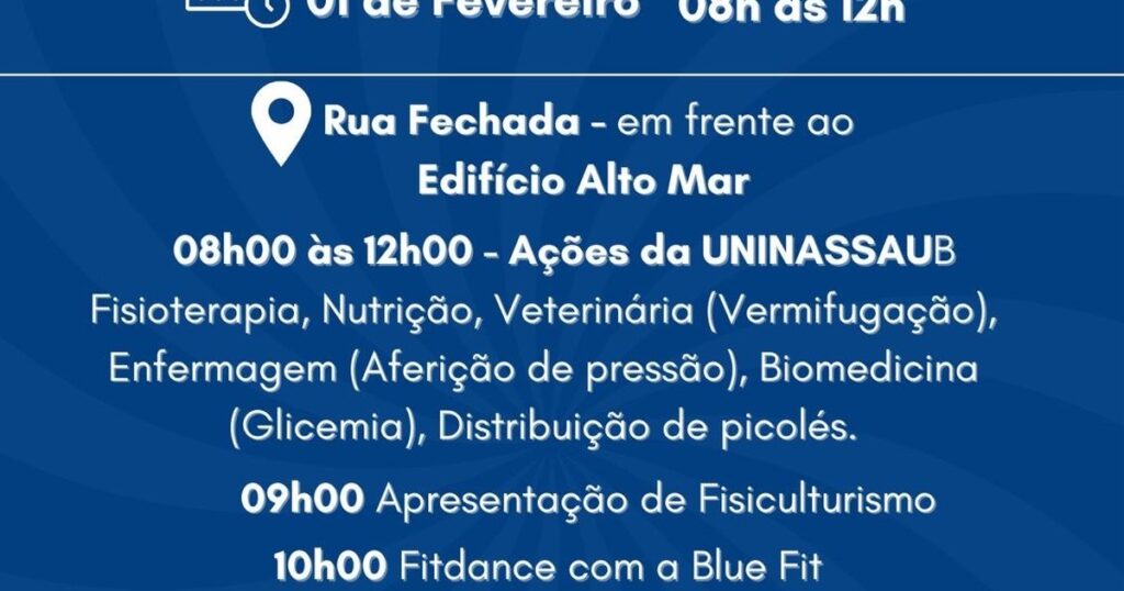 Fevereiro Começa com Atividades Gratuitas de Saúde e Esporte na Orla de Maceió
