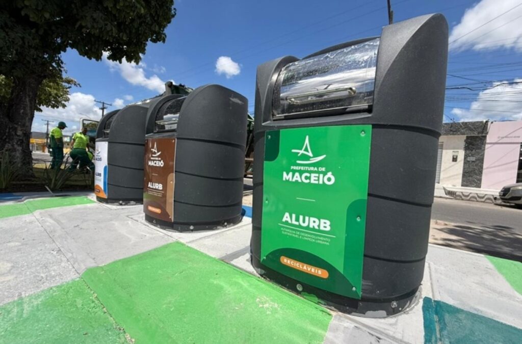Maceió Inova com Lixeiras Subterrâneas para Combater Descarte Irregular de Lixo