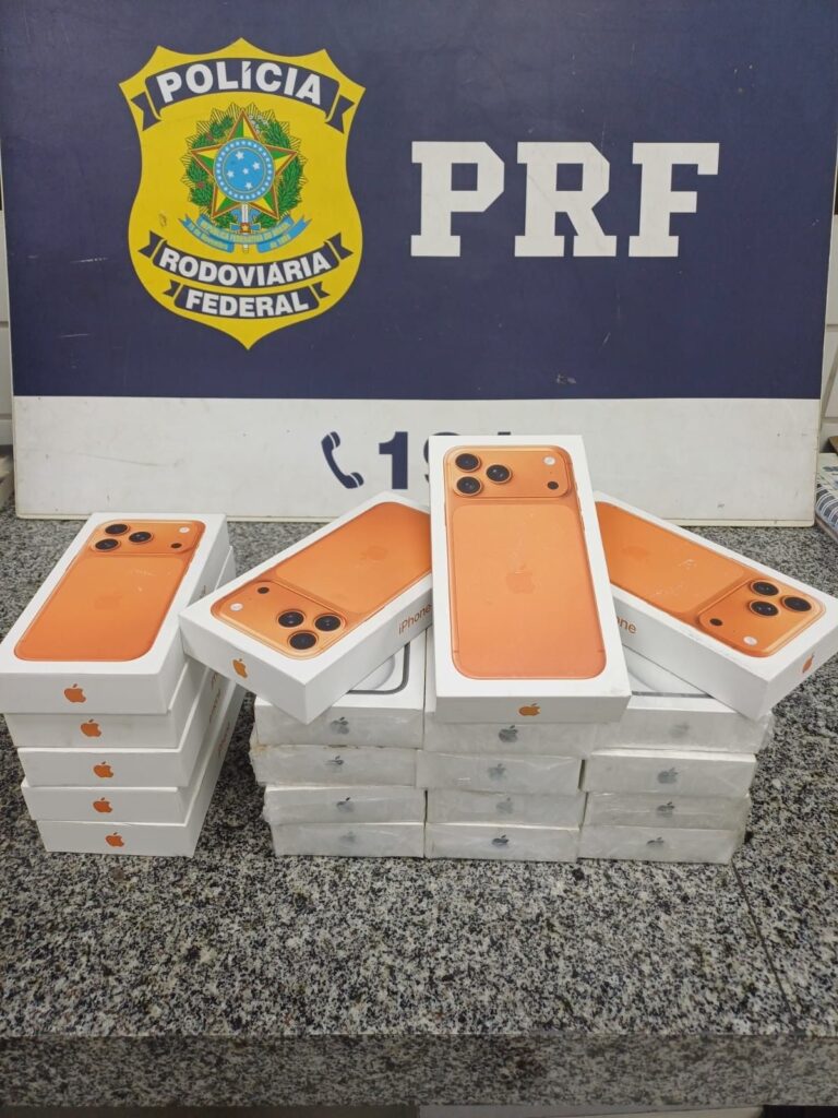 PRF Apreende Carga de Celulares Avaliada em R$ 100 Mil em Alagoas