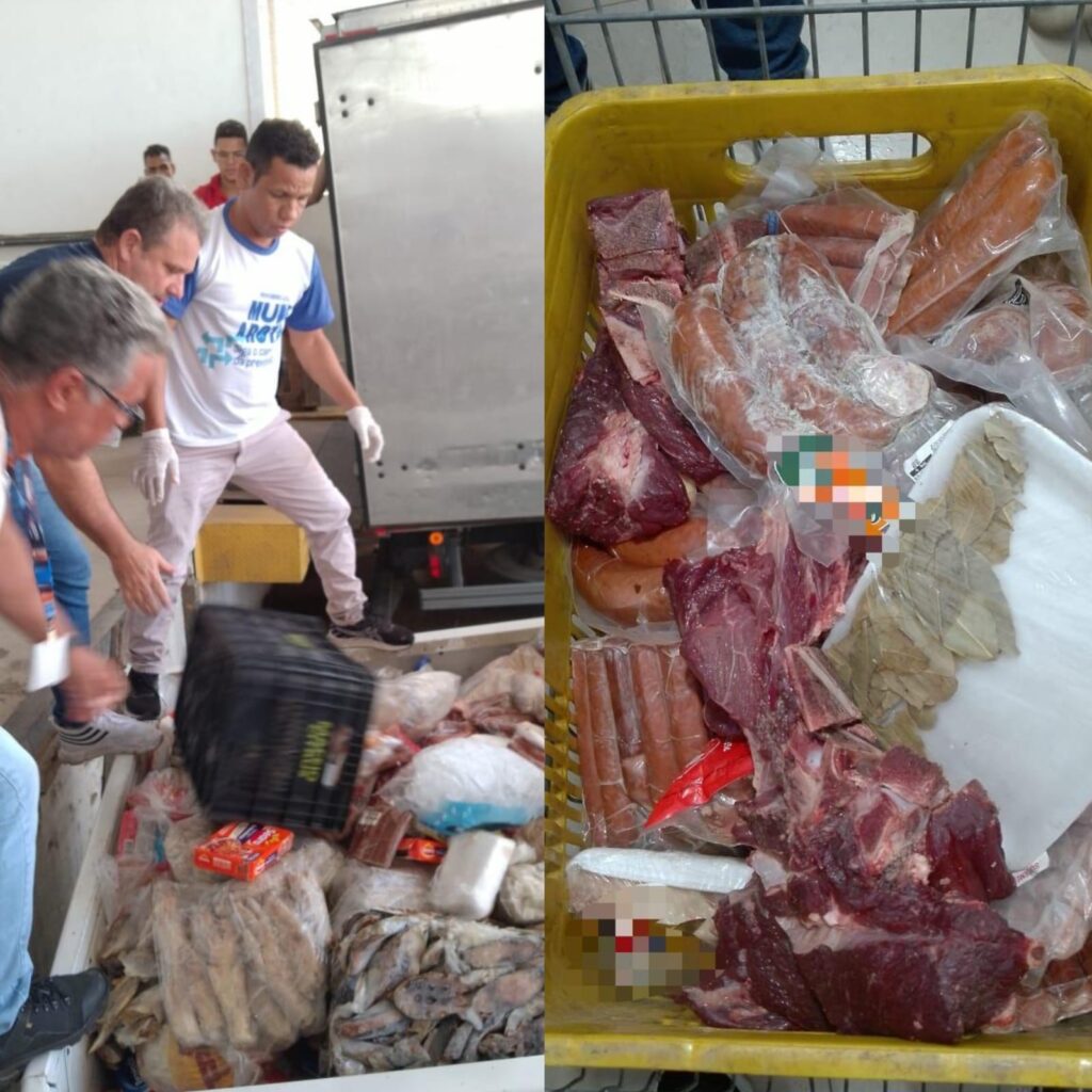 Vigilância Sanitária de Maceió Apreende 1,3 Tonelada de Alimentos Impróprios para Consumo Vigilância Sanitária de Maceió Apreende 1,3 Tonelada de Alimentos Impróprios para Consumo