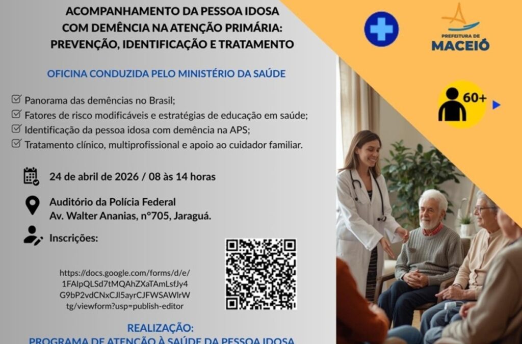 Maceió Lança Oficina para Profissionais sobre Demência em Idosos