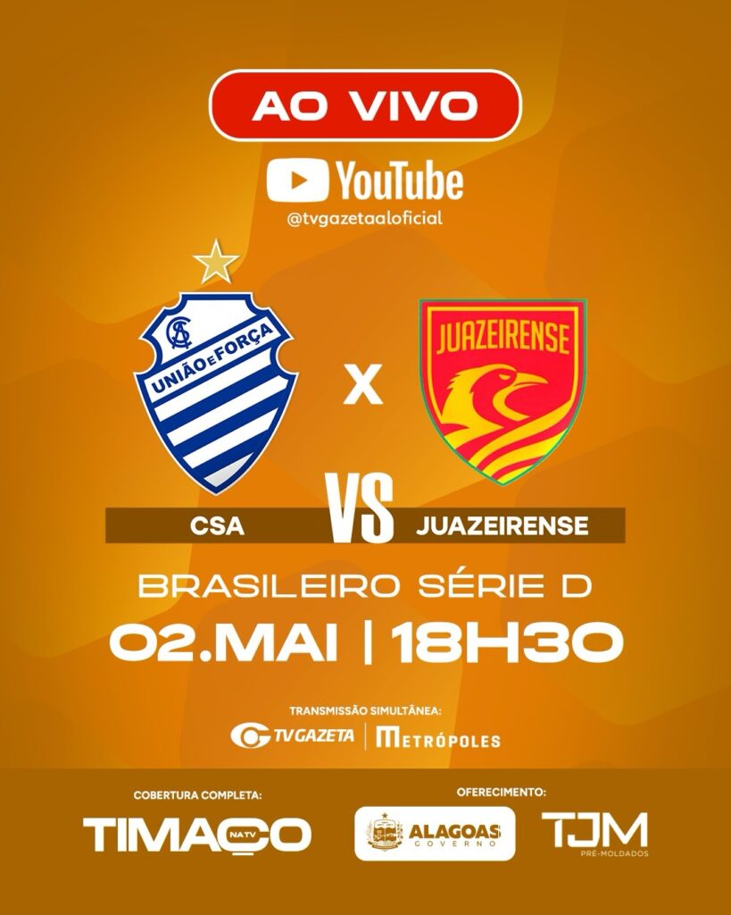 CSA x Juazeirense: Onde Assistir ao Confronto da Série D ao Vivo