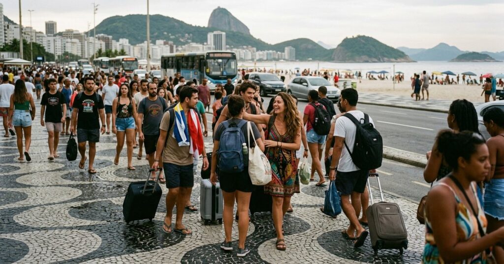 Portunhol e Alegria: Copacabana se Torna o Refúgio dos Argentinos Antes do Show de Shakira
