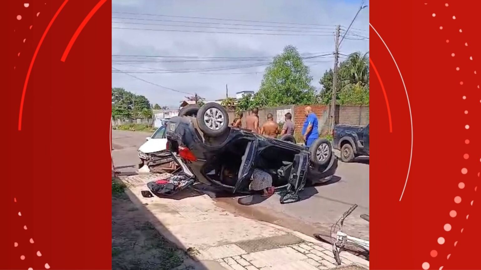 Acidente em Macapá: Carro Capota e Deixa Três Feridos