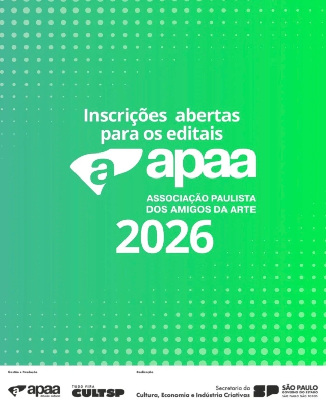 Editais de Difusão Cultural APAA 2026: Inscrições Abertas!