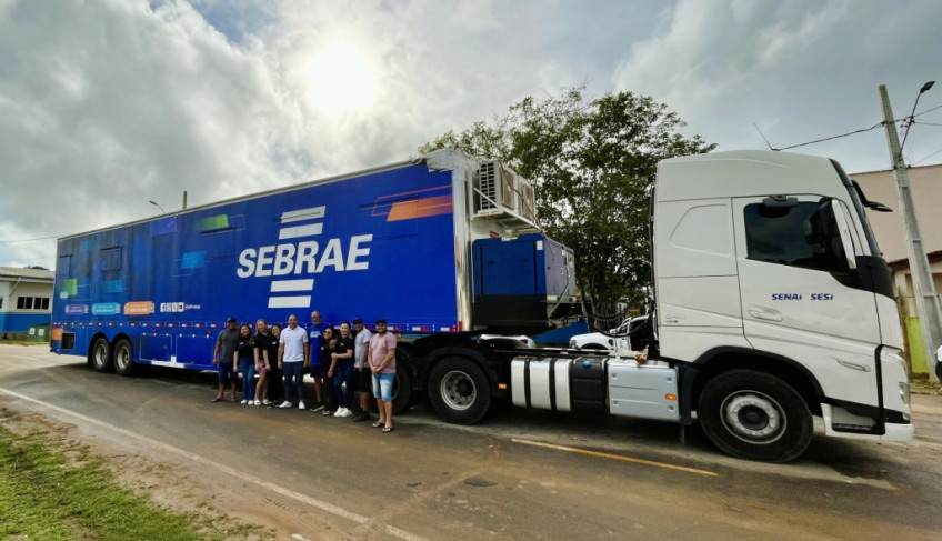 Carreta Empreendedora do Sebrae Capacita 200 Empreendedores em Itaubal