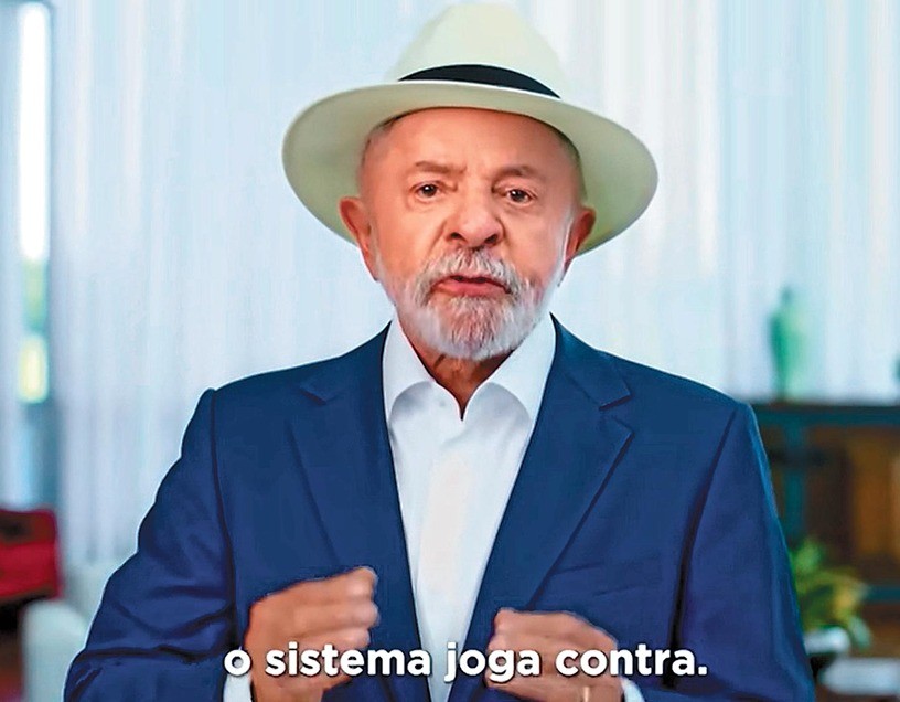 Lula Adota Discurso Antissistema para Reverter Queda nas Pesquisas e Pressões do Congresso