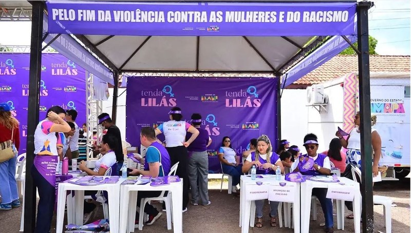 Tenda Lilás no Amapá: Acolhimento e Direitos das Mulheres em Destaque