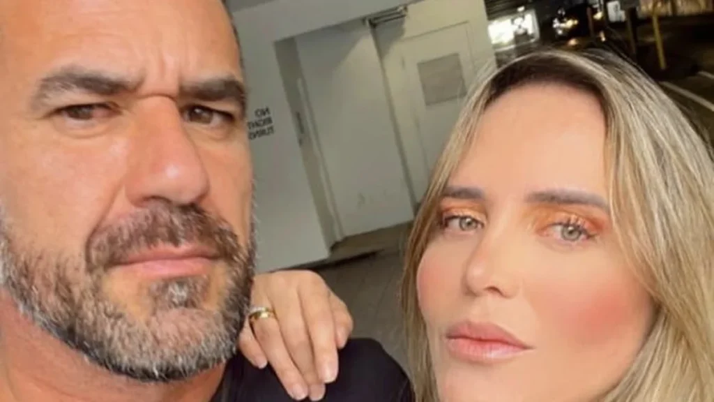 Fabrício Faleiro Ferreira e a esposa Celina Leão, governadora do DF