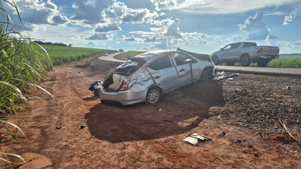 Acidente Fatal em Altinópolis: Mulher Morre e Familiares ficam Feridos Após Capotamento de Carro