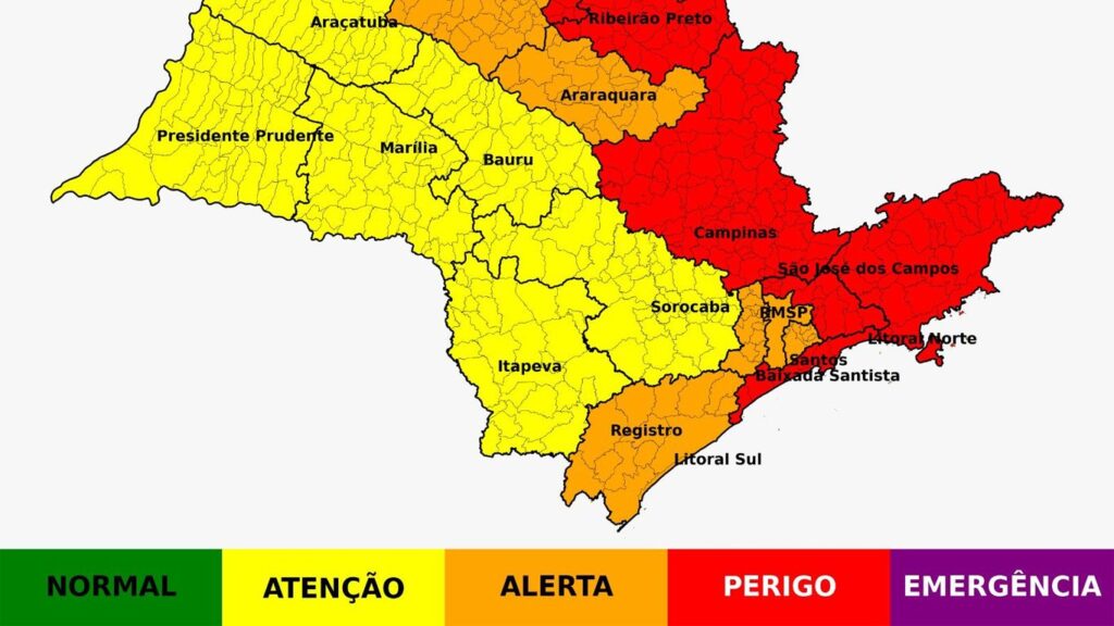 Alerta de Chuva: Defesa Civil Reabre Gabinete de Crise em São Paulo Alerta de Chuva: Defesa Civil Reabre Gabinete de Crise em São Paulo