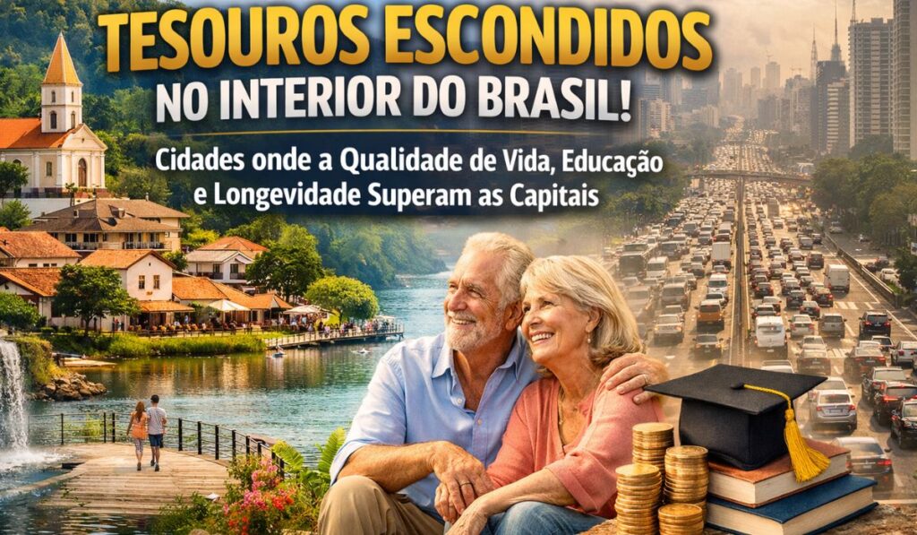 Descubra 50 Cidades do Interior do Brasil com Qualidade de Vida Superior às Capitais