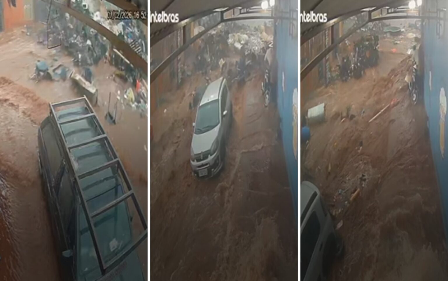 Temporal em Ribeirão Preto: Muro de Cooperativa Desaba e Lixo se Espalha pelas Ruas Temporal em Ribeirão Preto: Muro de Cooperativa Desaba e Lixo se Espalha pelas Ruas