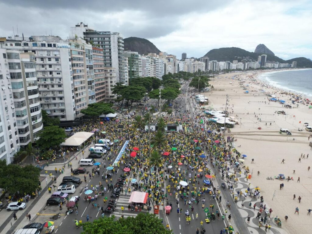 Manifestações Bolsonaristas no Rio: Discurso de Pré-Candidato ao Governo e Críticas a Lula e ao STF