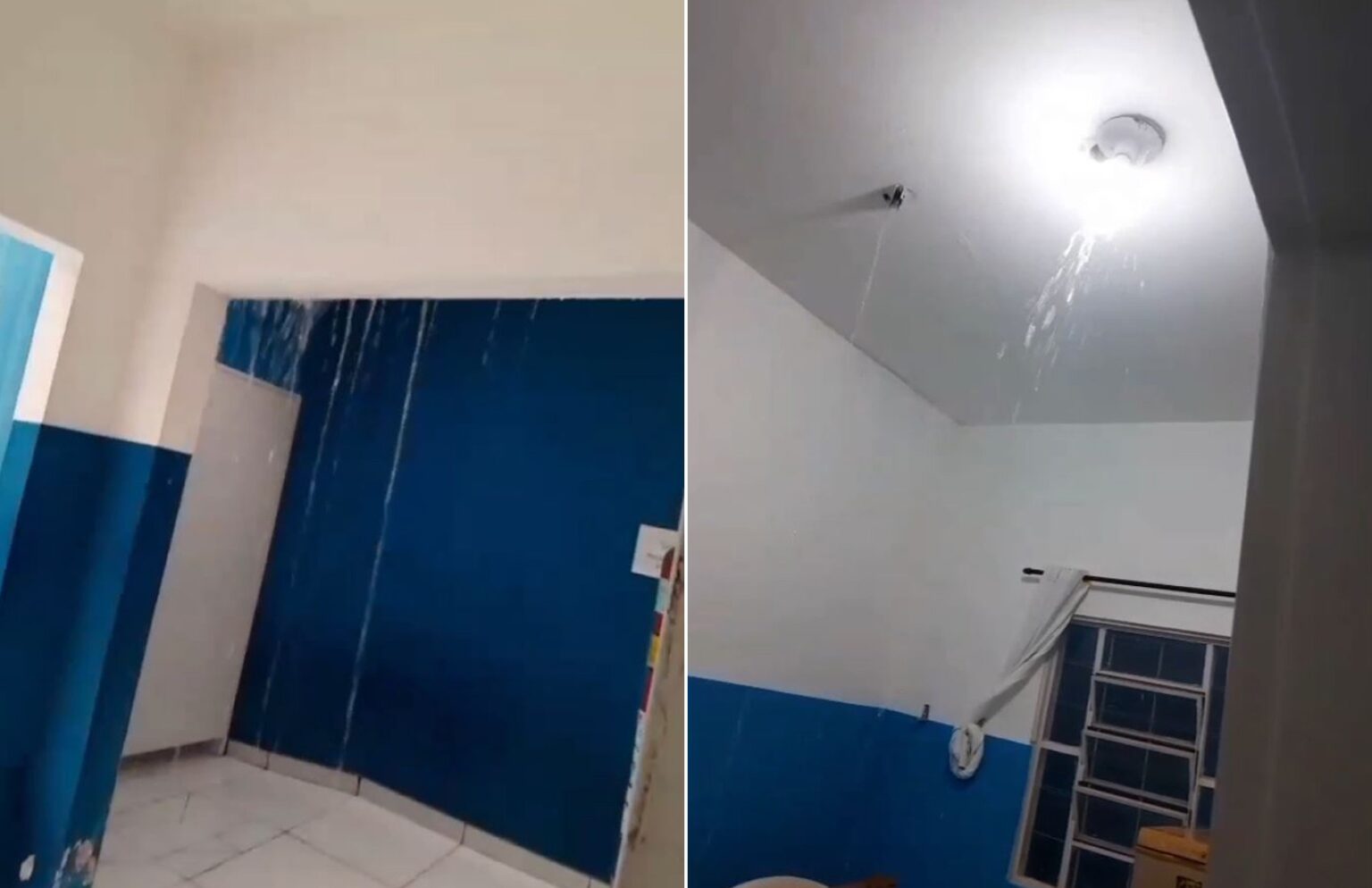Posto de Saúde em Serra Azul, SP, Enfrenta Alagamento Após Forte Chuva