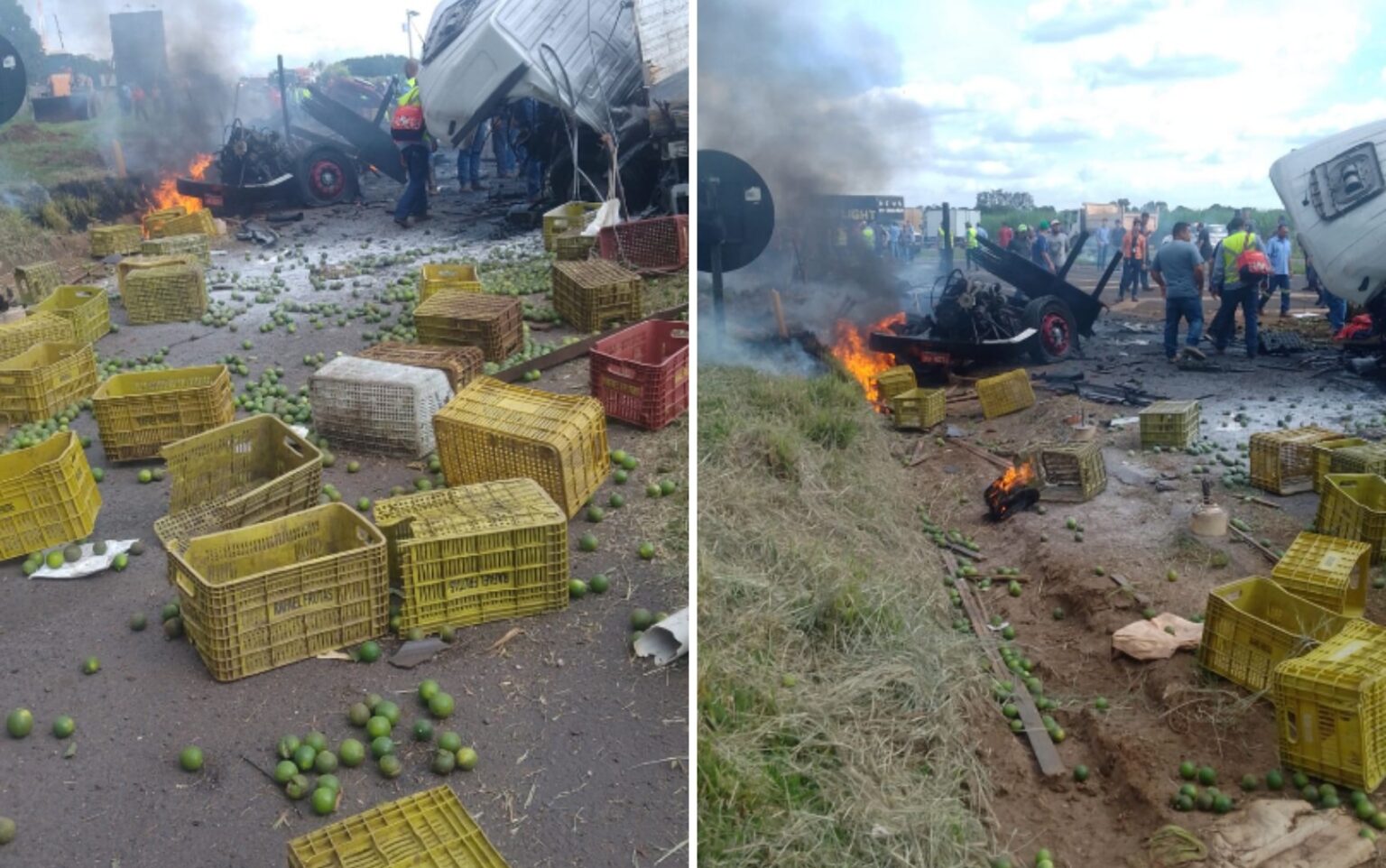 Acidente Grave entre Caminhões em Batatais, SP: Feridos e Interdição na Rodovia Acidente Grave entre Caminhões em Batatais, SP: Feridos e Interdição na Rodovia