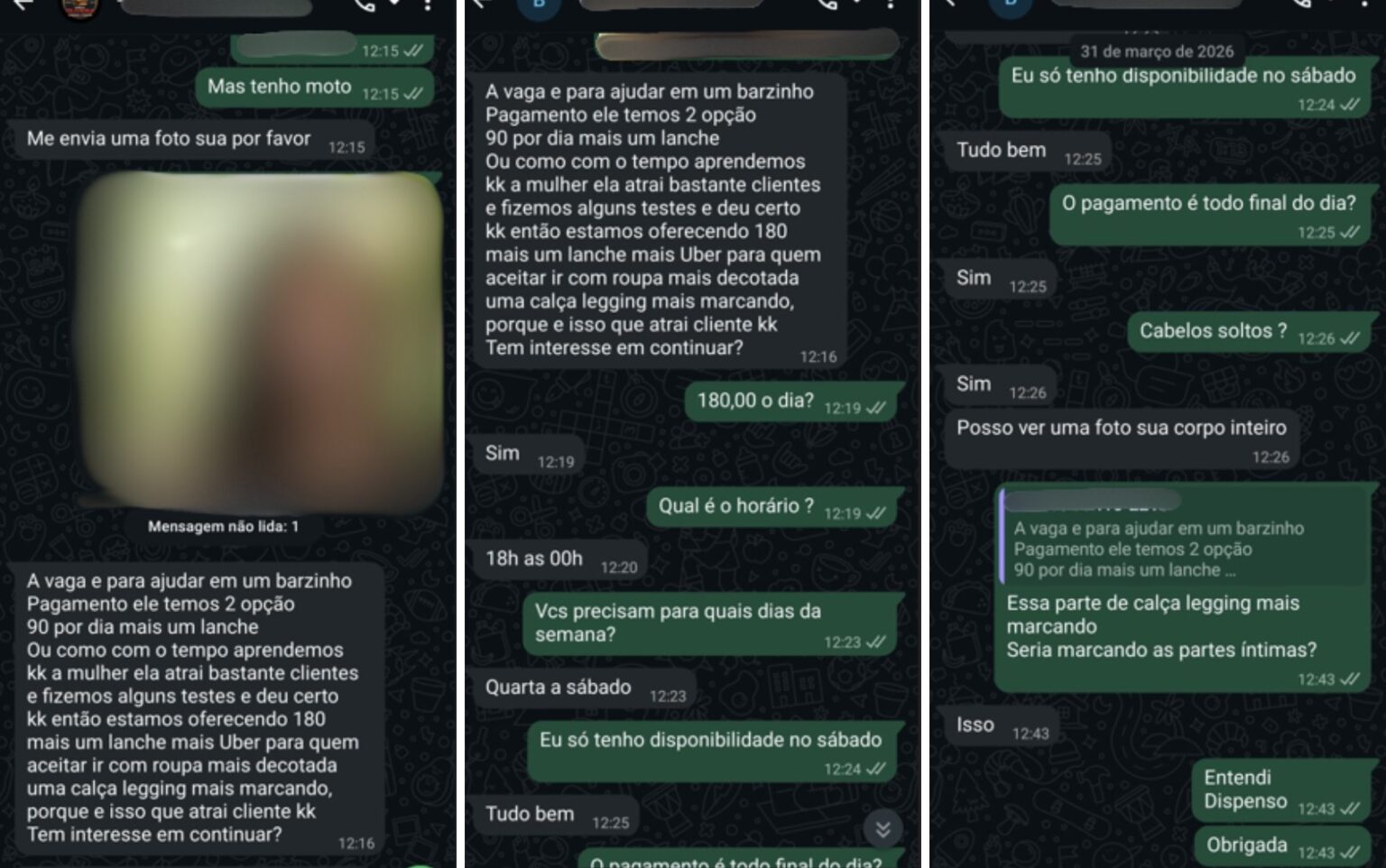 Candidata Revela Pedido Inusitado de Hamburgueria: 'Calça Legging Marcando' Gerou Polêmica