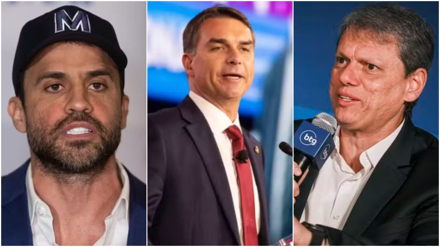 Tarcísio de Freitas se afasta de Flávio Bolsonaro em SP enquanto Marçal ganha destaque na campanha Tarcísio de Freitas se afasta de Flávio Bolsonaro em SP enquanto Marçal ganha destaque na campanha