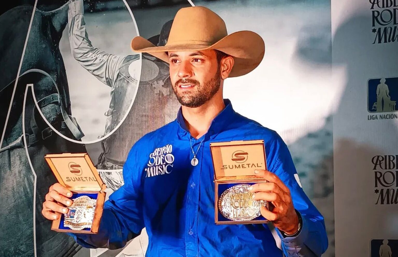 Peão de SP Almeja Bicampeonato na Montaria em Touros no Ribeirão Rodeo Music 2026
