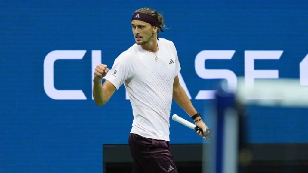 Zverev celebra vaga na final do US Open e mira título para barrar sonho americano