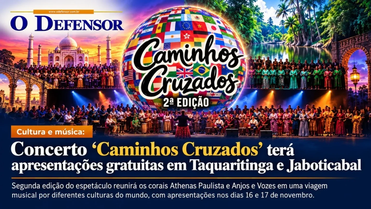 Caminhos Cruzados: Concerto Gratuito Une Culturas em Taquaritinga e Jaboticabal