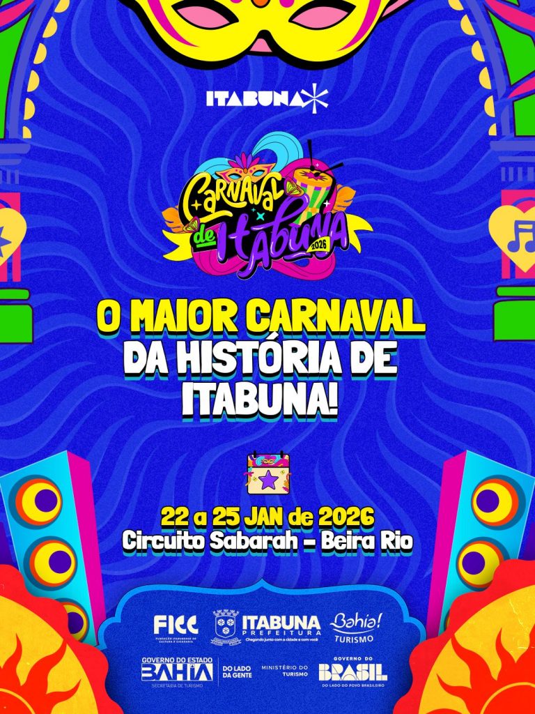 Carnaval Antecipado 2026: Itabuna se prepara para um grande evento em janeiro