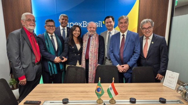Abertura do Escritório ApexBrasil na Índia: Jerônimo Rodrigues ao Lado de Lula