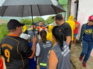 Sesab Intensifica Vigilância em Saúde e Mobiliza Equipe Rápida nas Áreas Atingidas pelas Chuvas